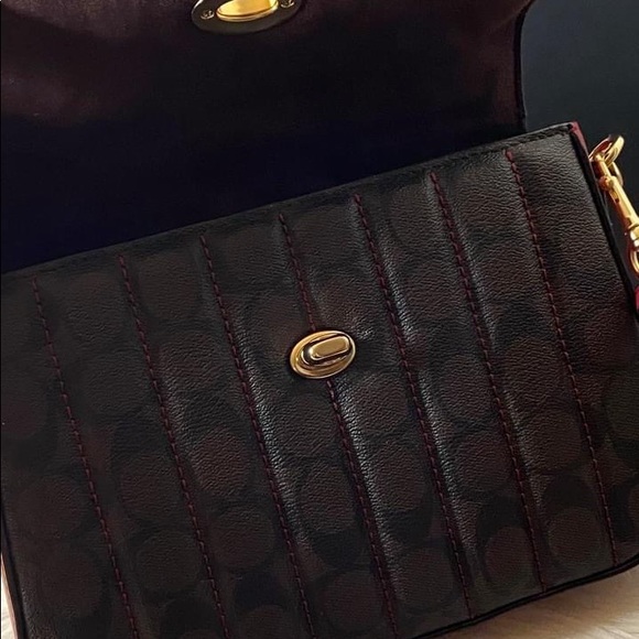 💰SOLD - C5645 - Coach Marlie Top Handle Satchel in Signature - Picture 10 of 12